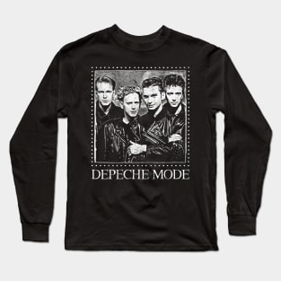 Depeche Mode 80s \ Original Retro Design Long Sleeve T-Shirt